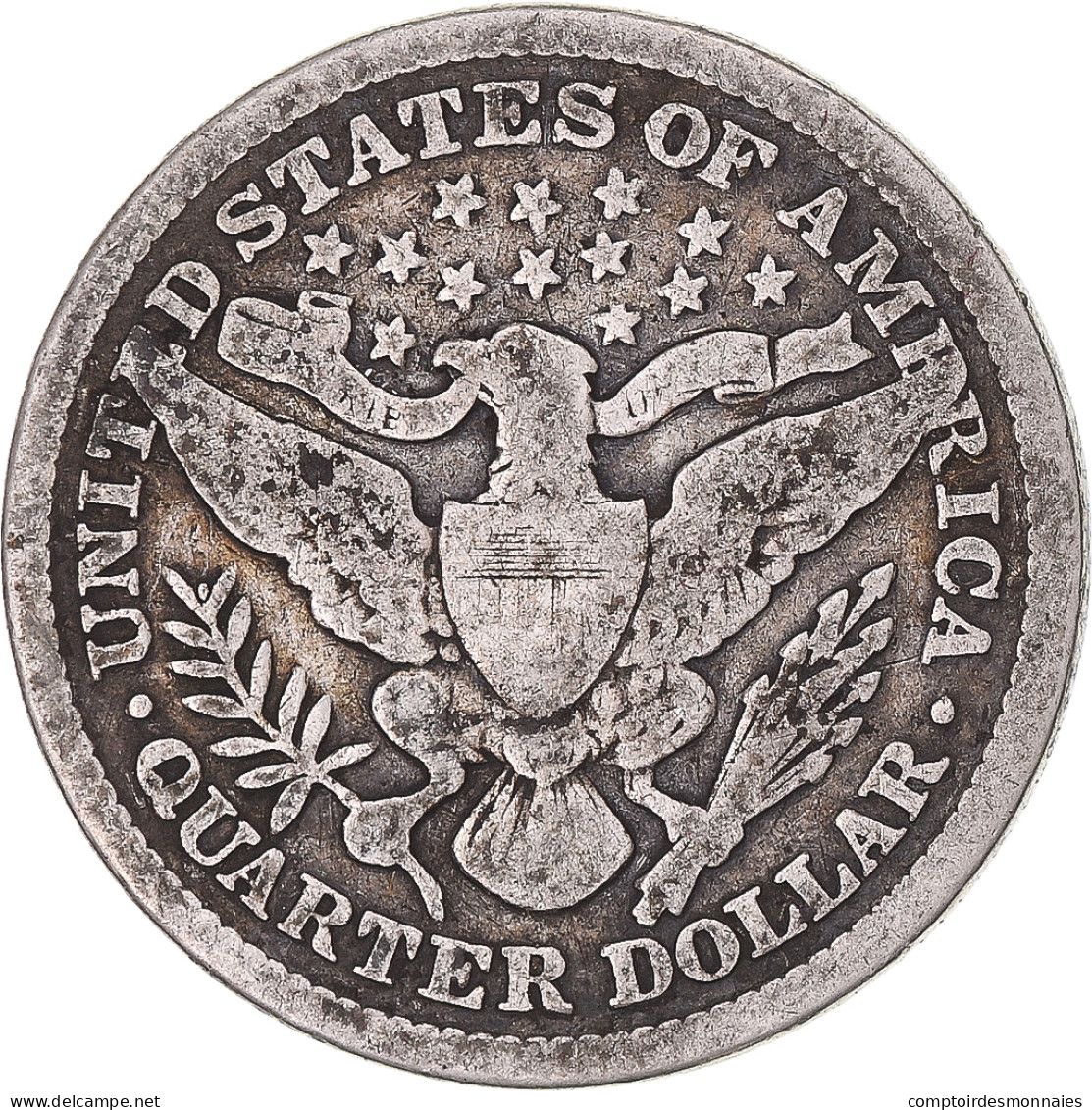 Monnaie, États-Unis, Barber Quarter, Quarter, 1898, U.S. Mint, Philadelphie - 1892-1916: Barber