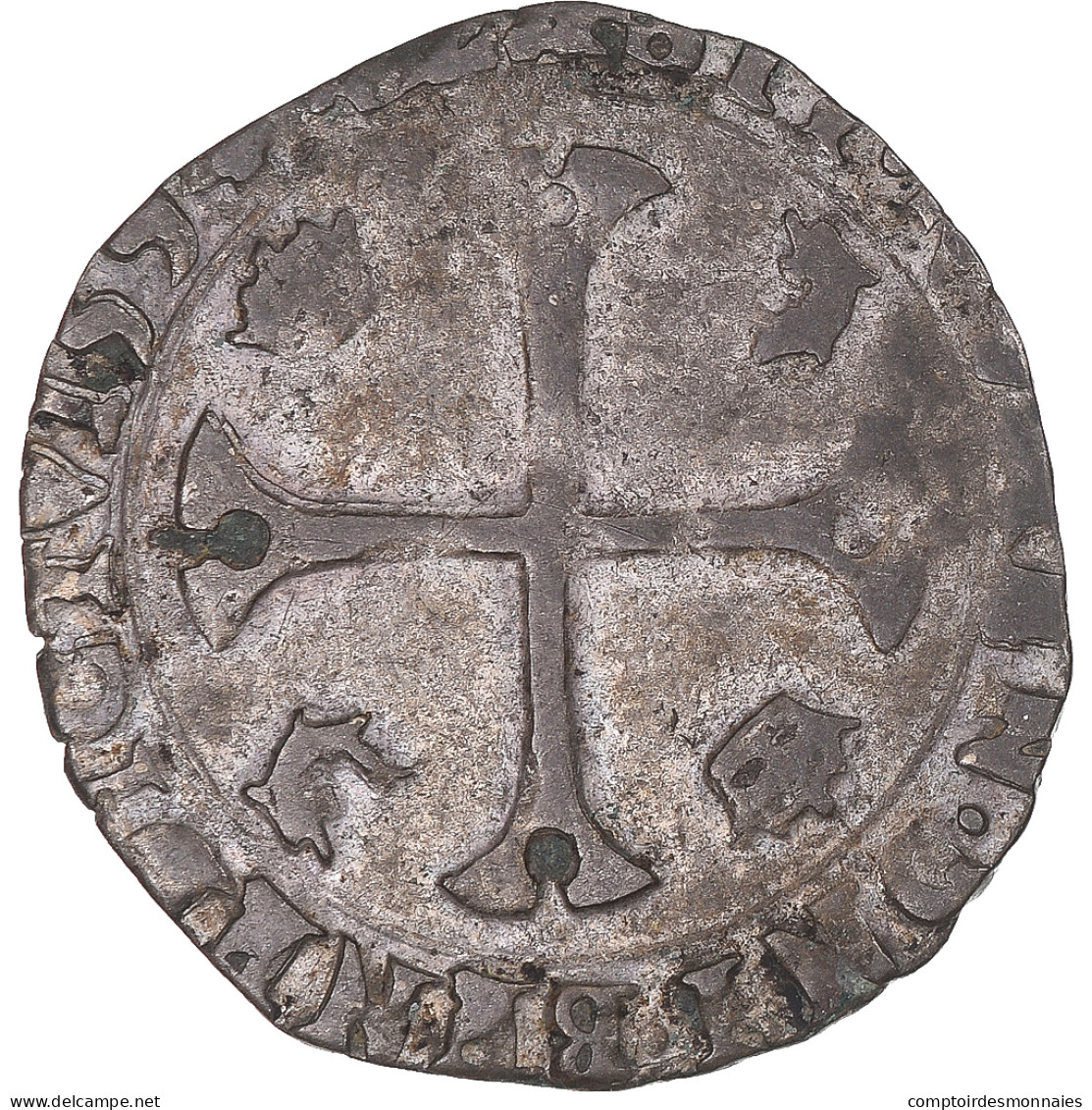 Monnaie, France, Henri IV, Douzain Du Dauphiné, 1594, Grenoble, TB+, Billon - 1589-1610 Henry IV The Great