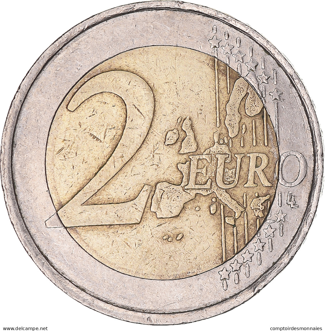 Allemagne, 2 Euro, Trial Turning Star With 2€ Edge, TTB, Bimétallique - Variétés Et Curiosités