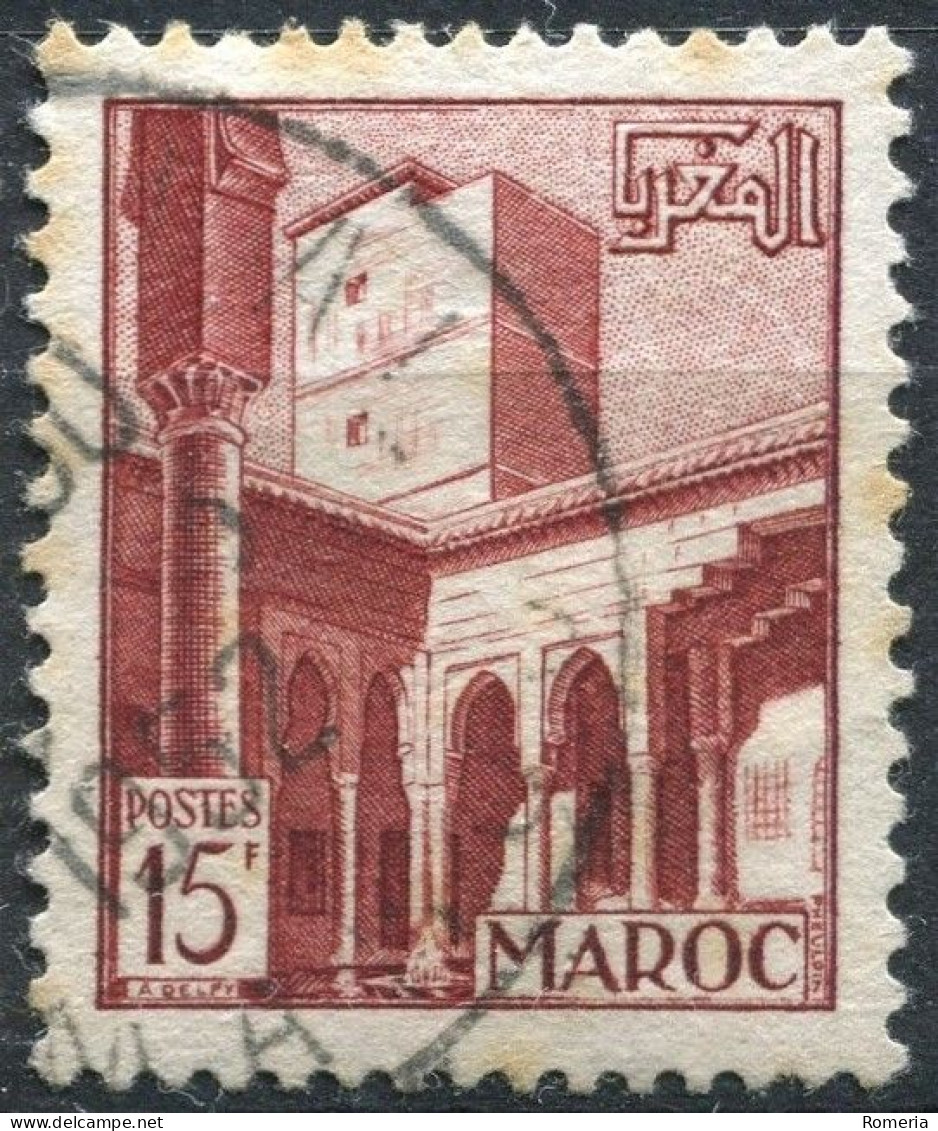 Maroc - 1949 -> 1954 - Lot série courante - oblitérés - Yt 277-279-280->284-306-308-308A-309-310-310A-312-313-314-333