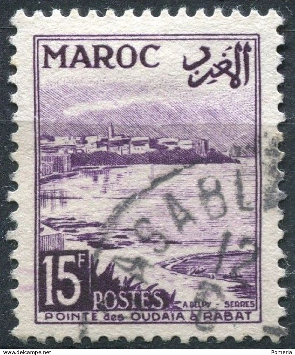 Maroc - 1949 -> 1954 - Lot série courante - oblitérés - Yt 277-279-280->284-306-308-308A-309-310-310A-312-313-314-333