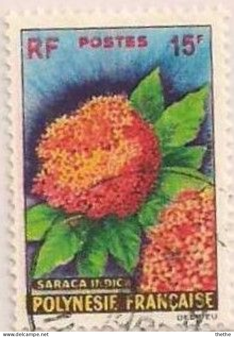 POLYNESIE -  Saraca Indica - Used Stamps