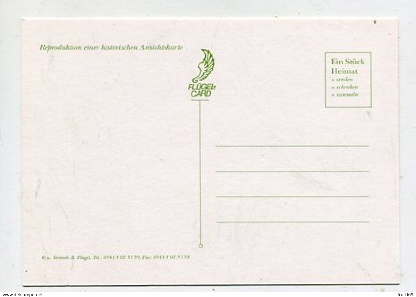 AK 136559 GERMANY - Weida - MODERN REPRODUCTION CARD - Weida