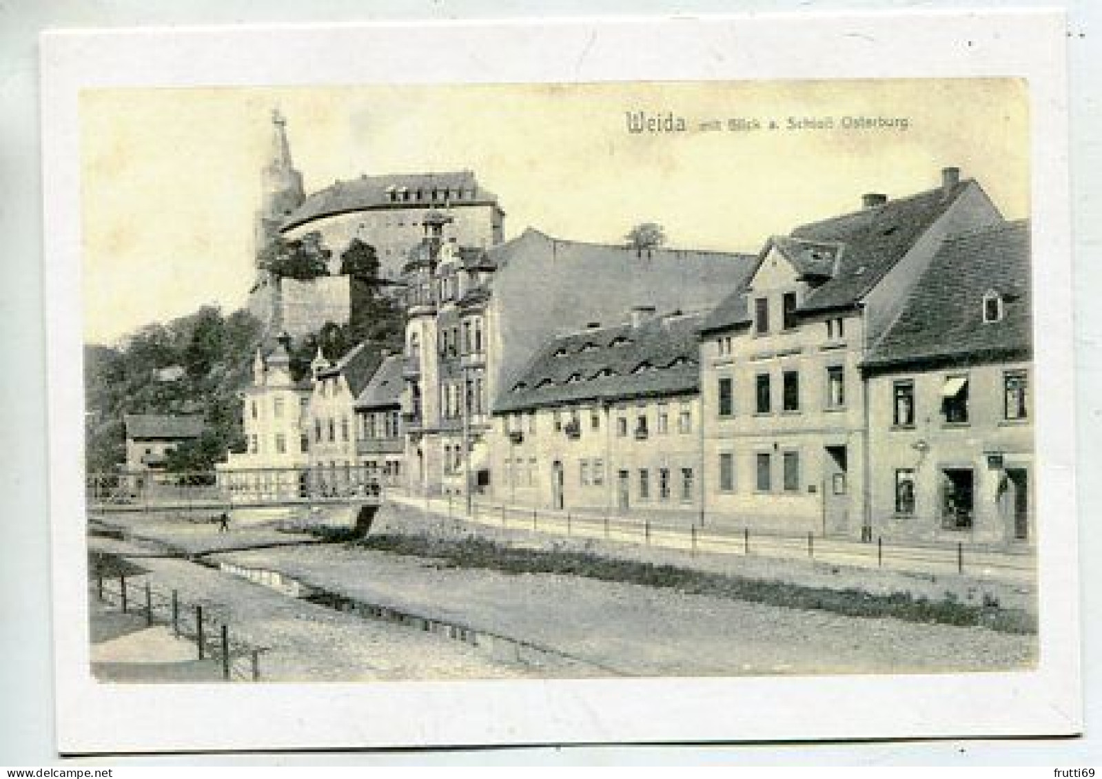 AK 136560 GERMANY - Weida Mit Blick A. Schloß Osterburg - MODERN REPRODUCTION CARD - Weida