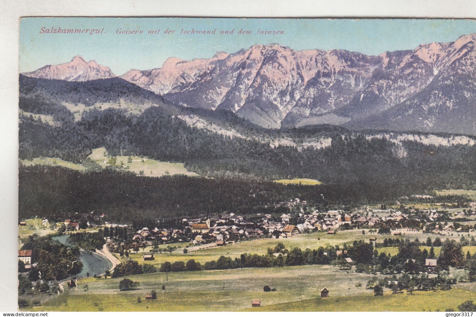 C9424) Salzkammergut GOISERN Mit Der Jochwand Und Dem Jainzien ALT - Bad Goisern