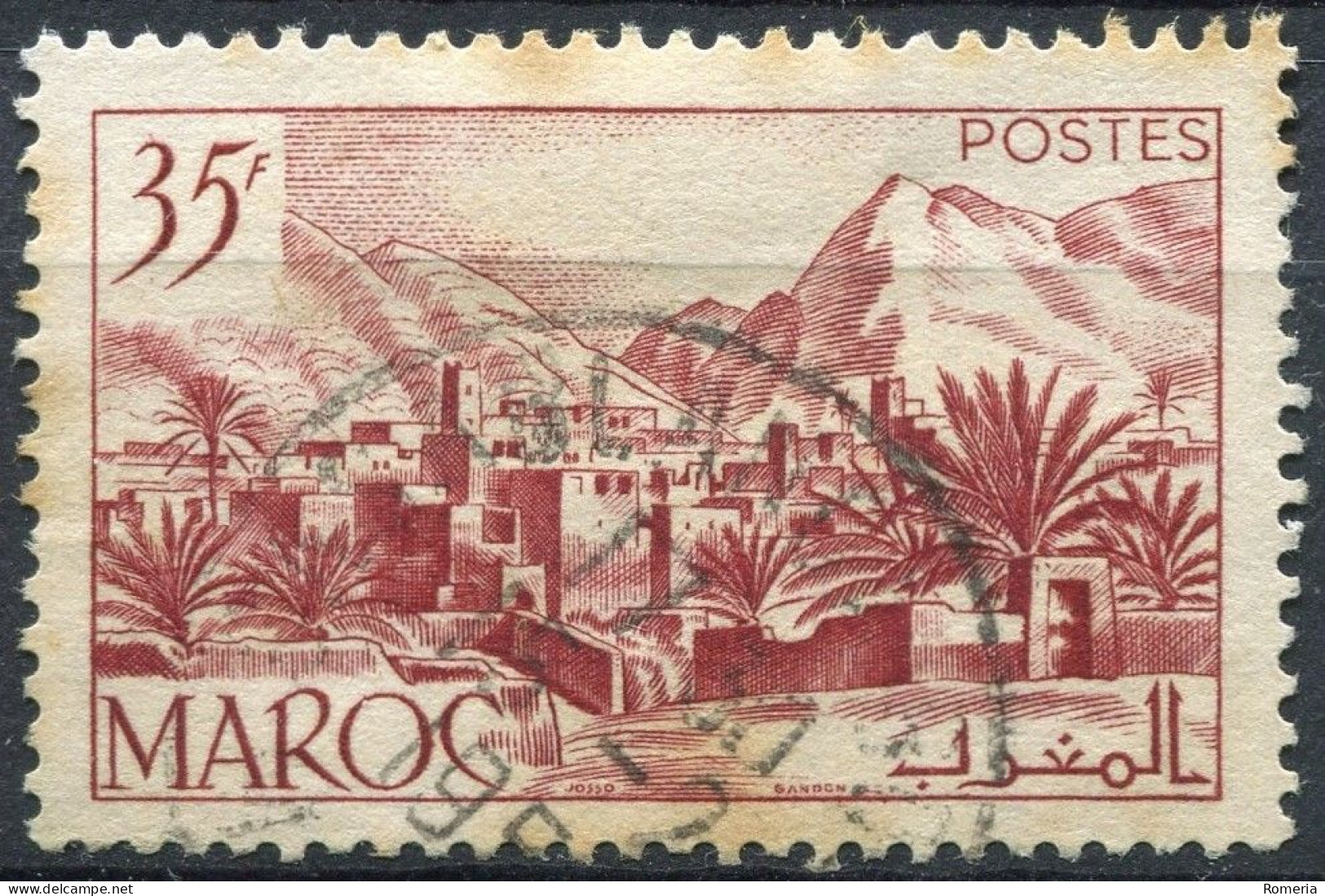 Maroc - 1947 -> 1954 - Lot série courante - oblitérés - Yt 246 -> 258 (Sauf 258 A) - 292-293-298-305-327-328-334