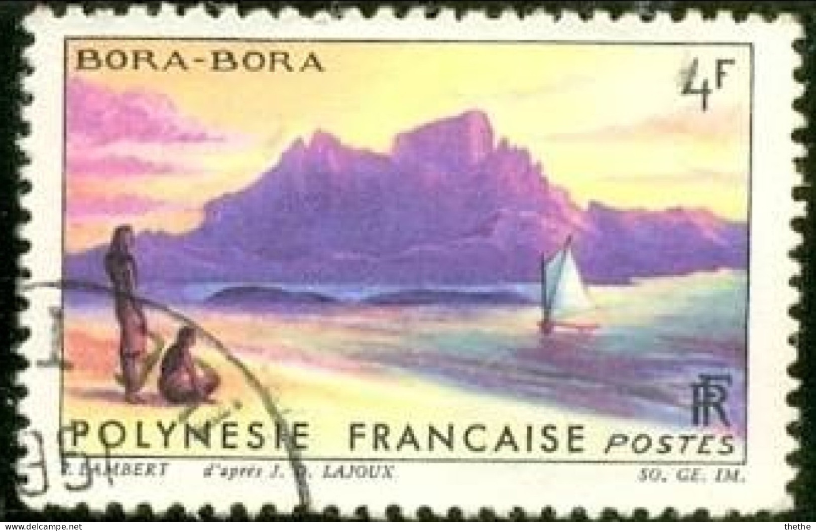 POLYNESIE -  Bora-Bora - Oblitérés
