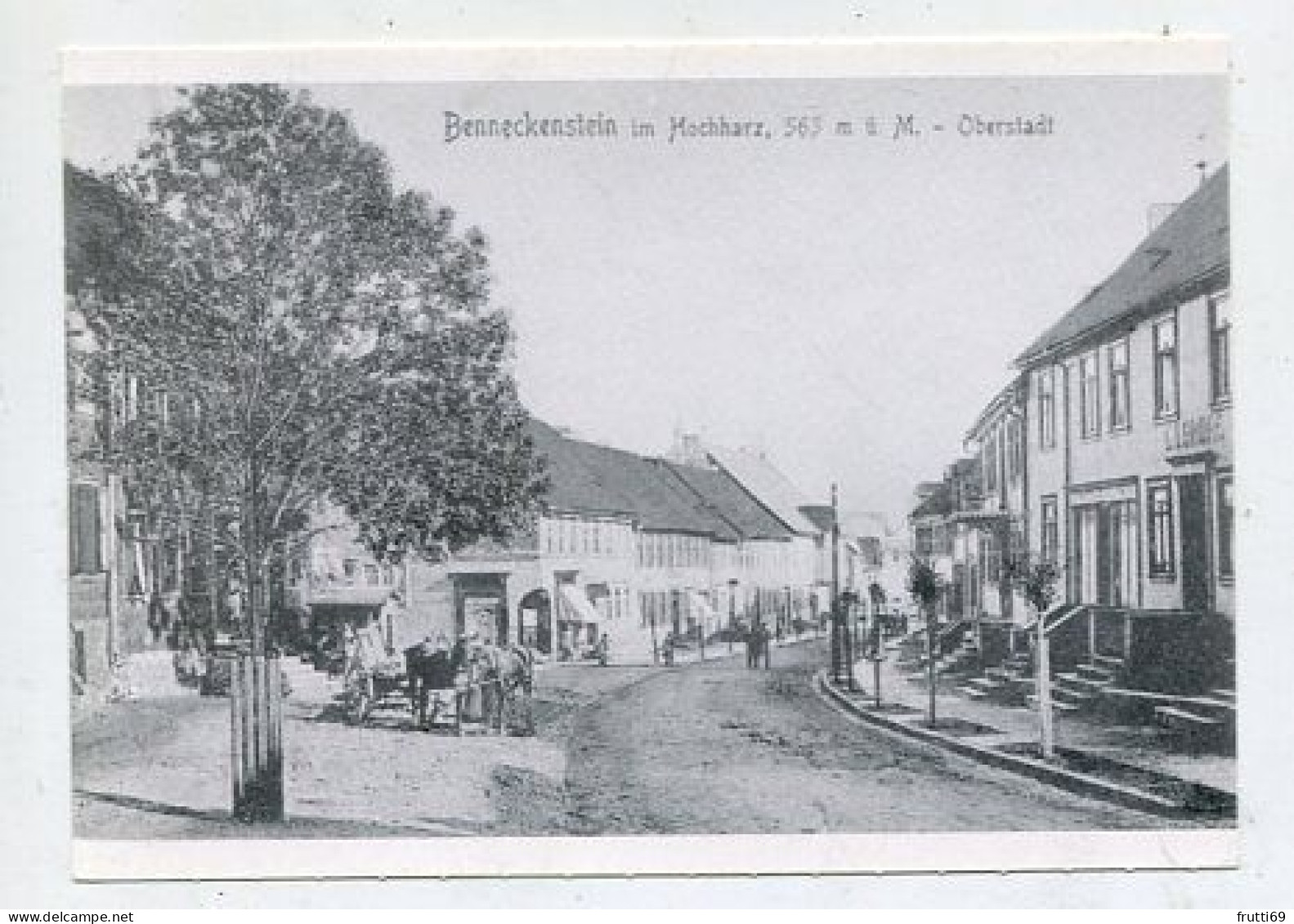 AK 136563 GERMANY - Benneckenstein Im Hochharz - Oberstadt - MODERN REPRODUCTION CARD - Unterharz