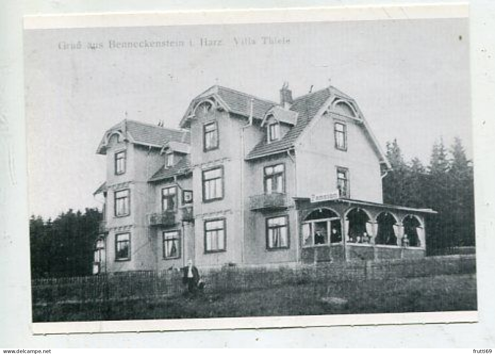 AK 136567 GERMANY - Benneckenstein I. Harz - Villa Thiele - MODERN REPRODUCTION CARD - Unterharz