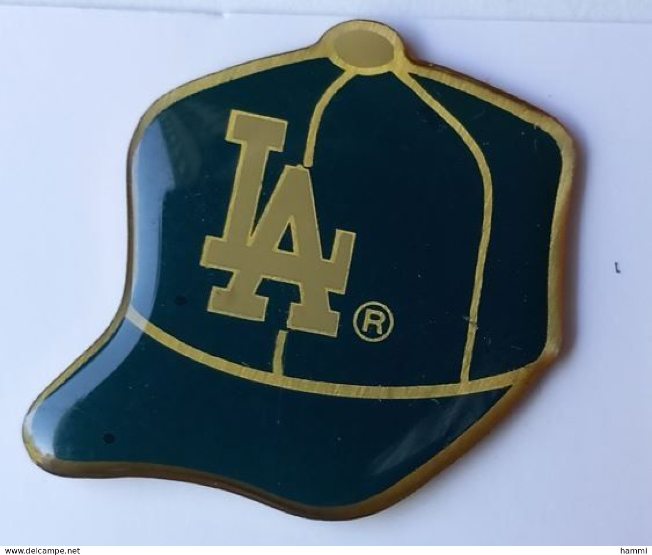 YY236 Pin's Baseball Base Ball Casquette LA Los Angeles USA Achat Immédiat - Béisbol