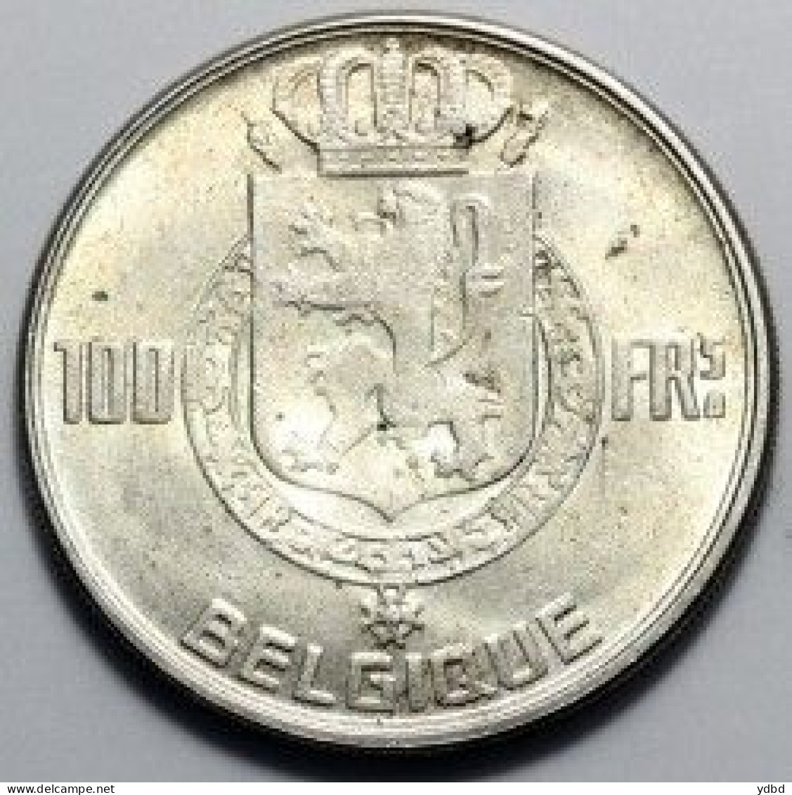 BELGIQUE  = UNE PIECE DE MONNAIE  DE 100 FRANCS DE 1950 EN ARGENT - 100 Frank