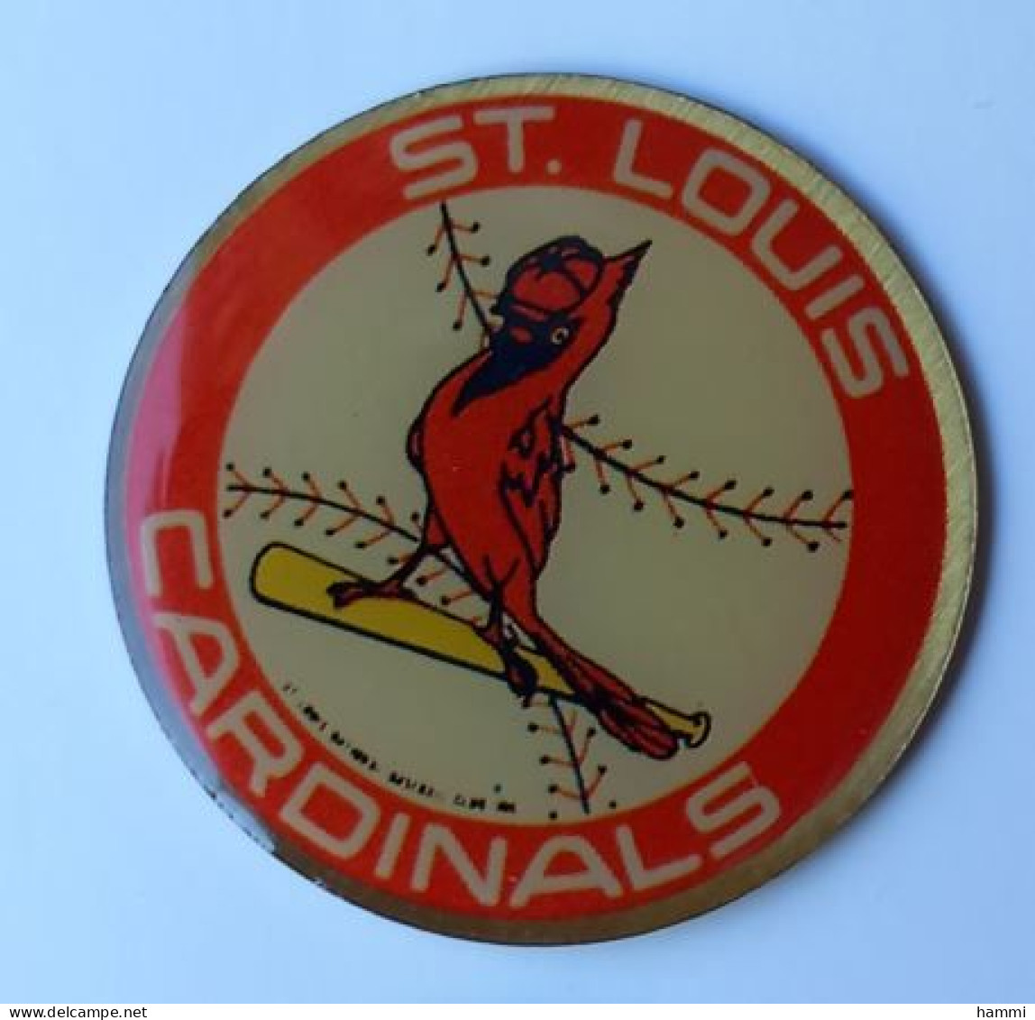 YY241 Pin's Baseball Base Ball USA ST Saint Louis Cardinals PERROQUET PARROT Achat Immédiat - Baseball