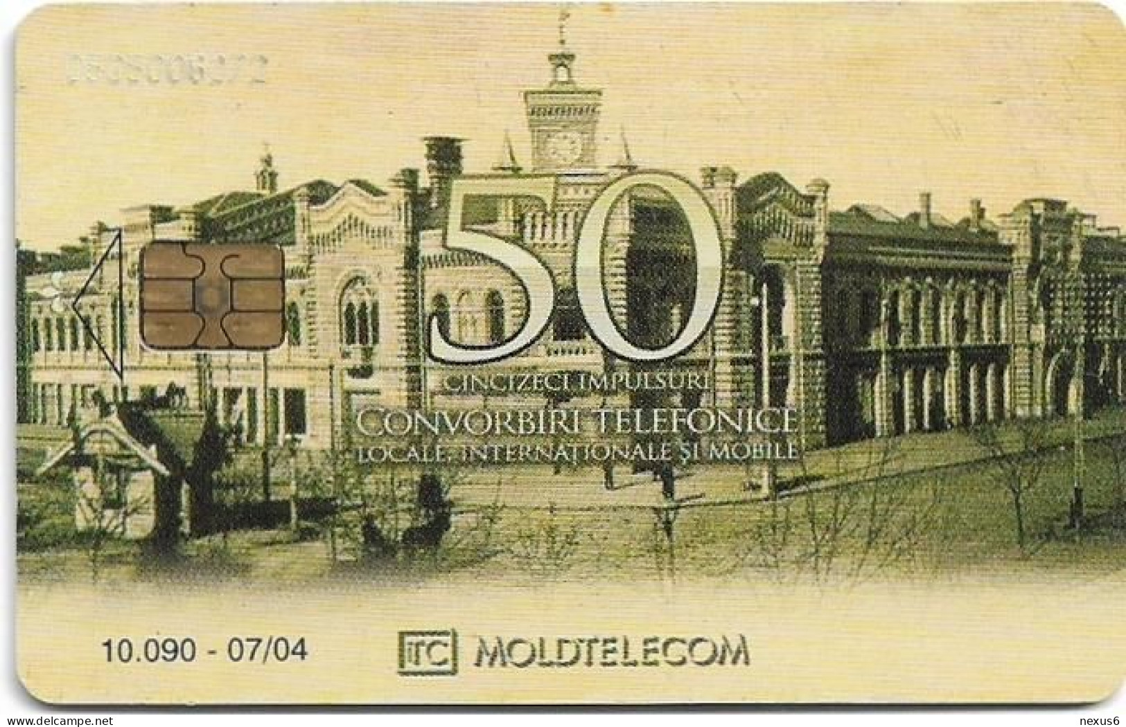 Moldova - Moldtelecom - Chisinau, Passaj, Chip Siemens S35, 07.2004, 50U, 10.090ex, Used - Moldova