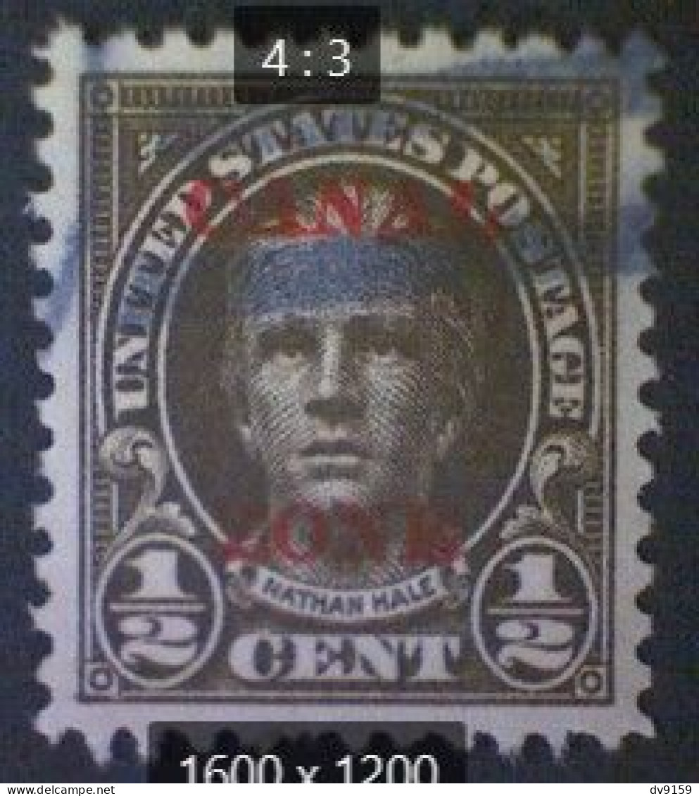 United States (Canal Zone), Scott #70, Used(o), 1925, Nathan Hale, ½¢, Olive Brown - Kanalzone