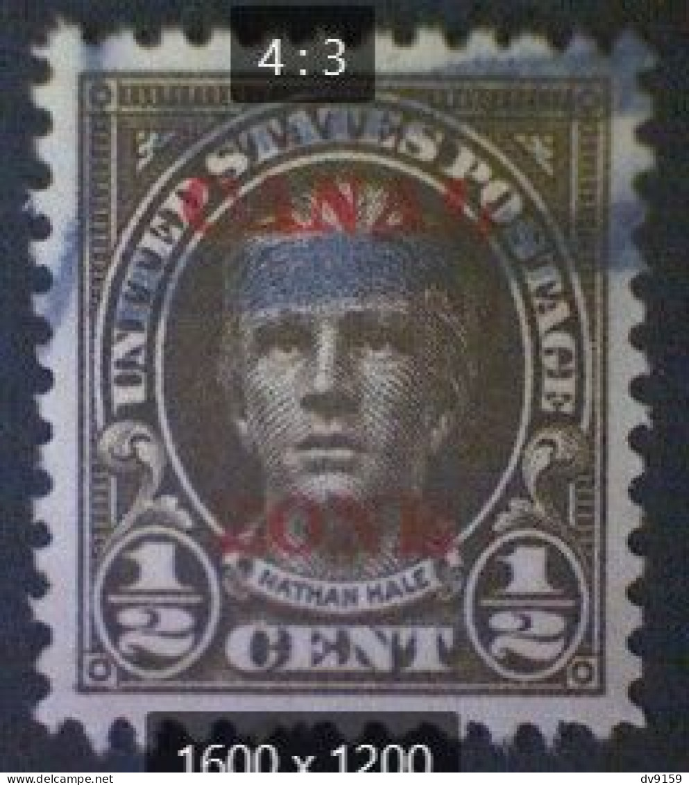 United States (Canal Zone), Scott #70, Used(o), 1925, Nathan Hale, ½¢, Olive Brown - Canal Zone