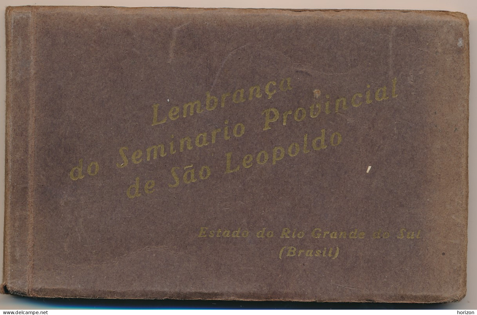 X389  Lembrança Do Seminario Provincial De Sao Leopoldo - Old Album With 18 Old Postcards - Porto Alegre