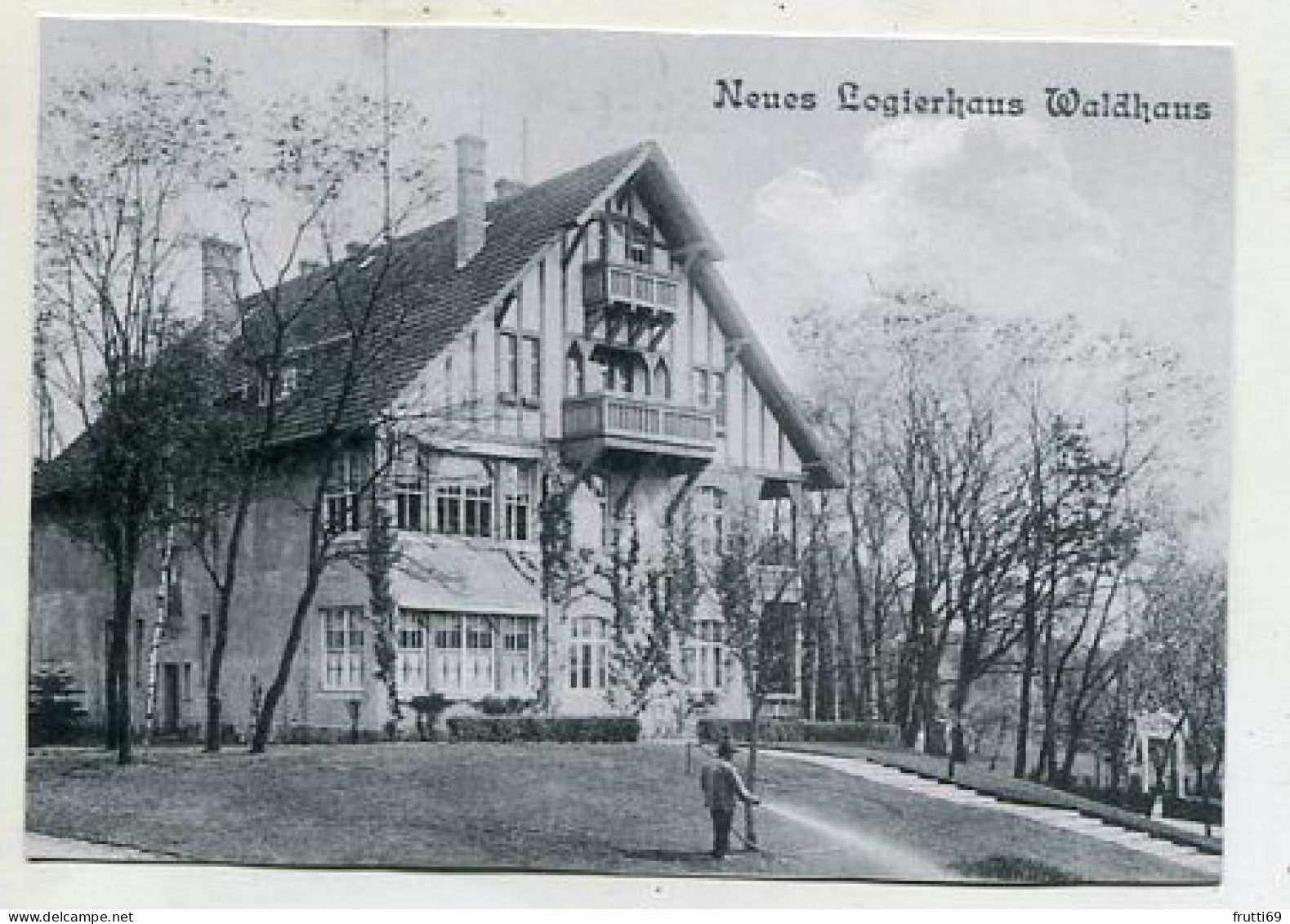 AK 136606 GERMANY - Neues Logierhaus Waldhaus - MODERN REPRODUCTION CARD - Bad Saarow