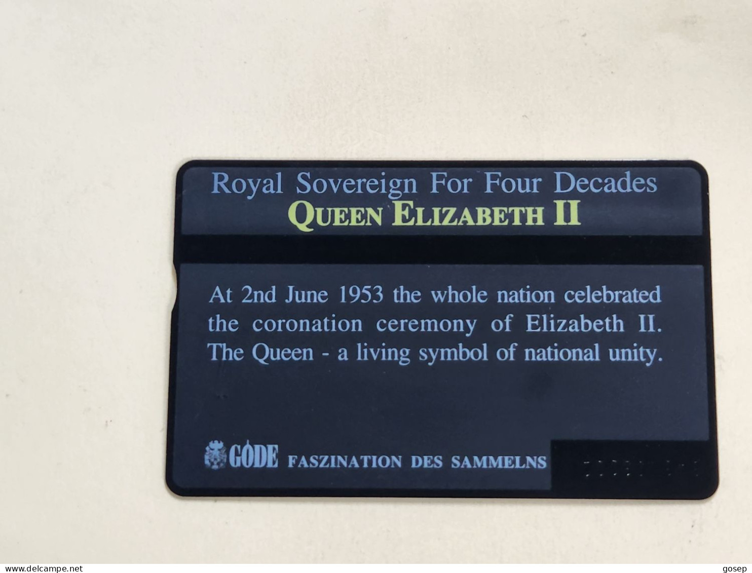 United Kingdom-(BTO-027)-Queen Elizabeth 2-(49)(5units)(343K93002)price Cataloge MINT-4.00£+1card Prepiad Free - BT Edición Extranjera