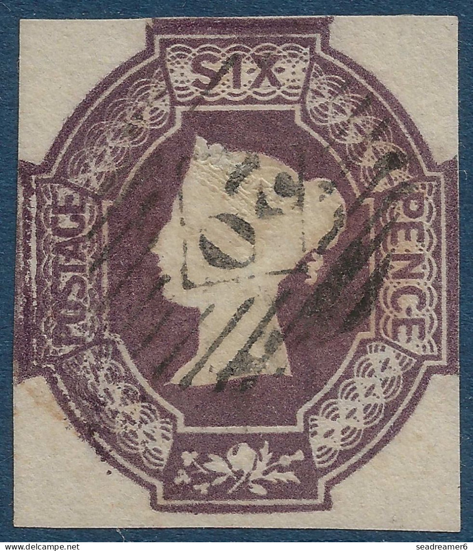 Grande Bretagne N°5 6 Pence Mauve Obliteration Légère Ovale Chiffre 20 Très Frais & TTB - Gebraucht