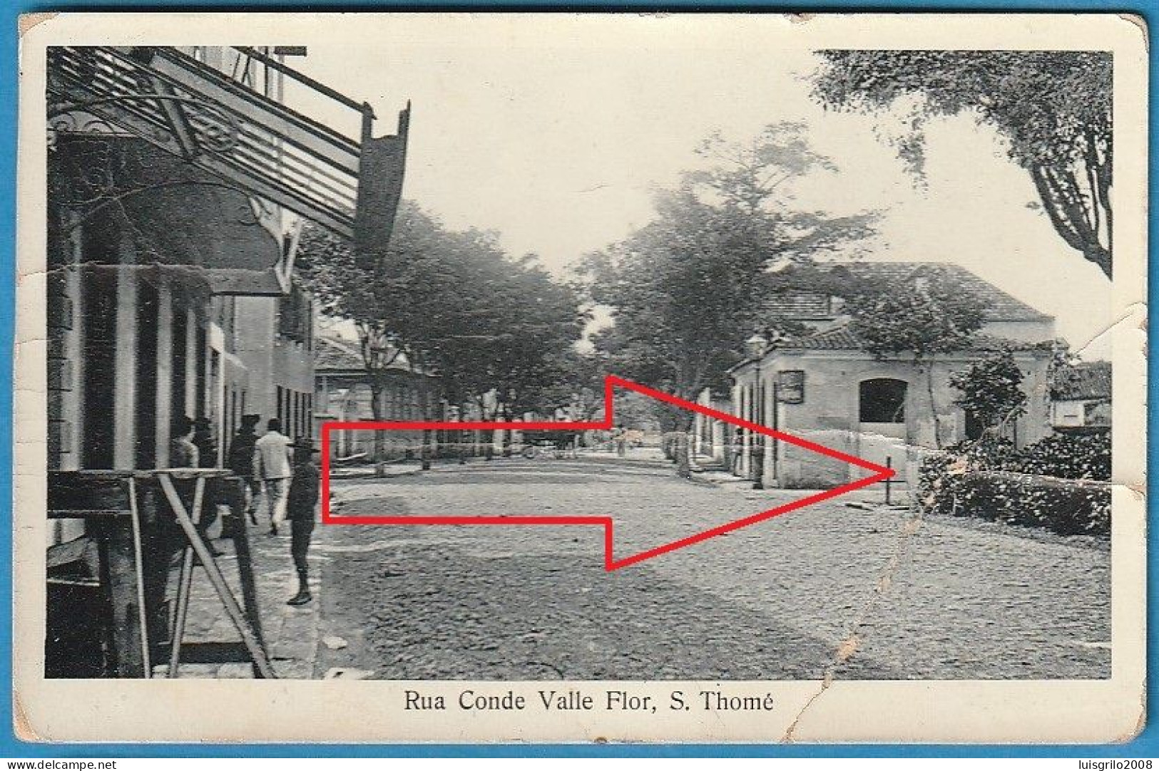 S. Tomé E Princípe - Rua Conde Valle Flor, S. Thomé - Santo Tomé Y Príncipe