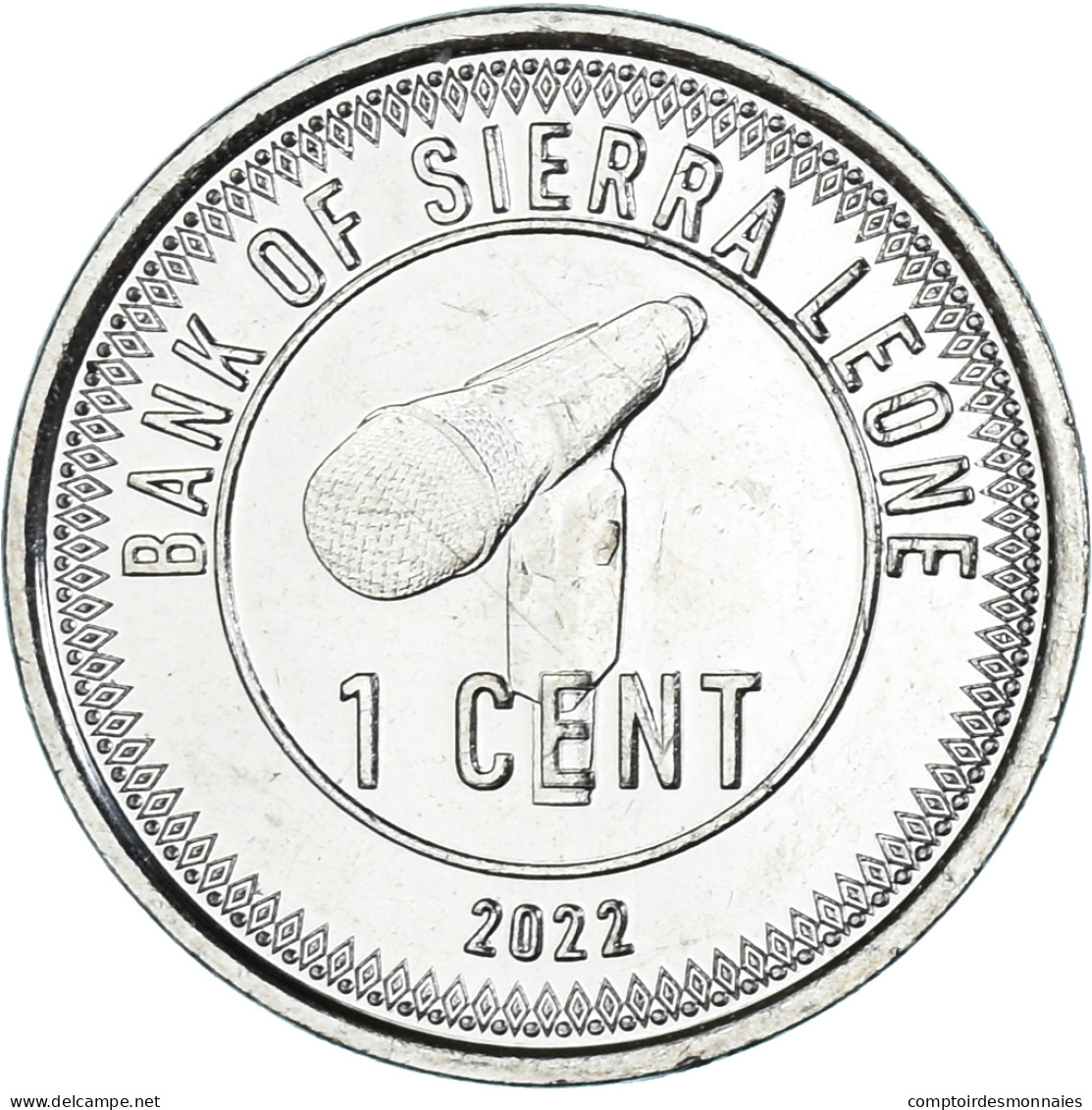 Monnaie, Sierra Leone, Cent, 2022, Sullay Abu Bakarr, SPL, Acier Plaqué Nickel - Sierra Leone