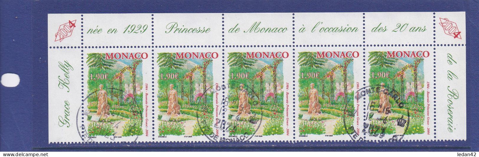 Monaco 2004, Cat. Yvert N°2428. Roseraie Princesse Grace De Monaco. - Oblitérés