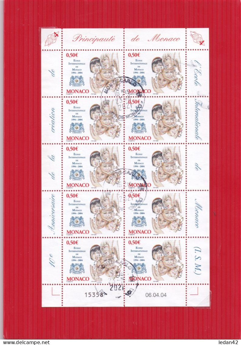 Monaco 2004, Cat. Yvert N°2436 Oblt. Ecole Internationale De Monaco. - Used Stamps