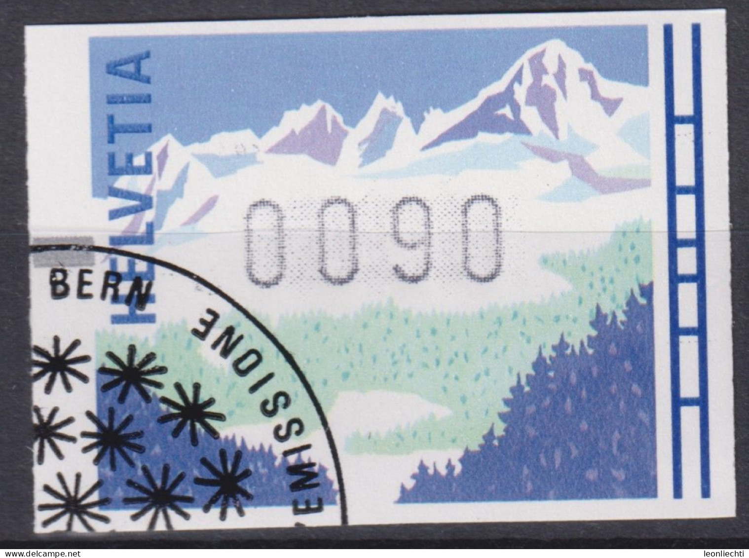 1996 Schweiz ET, Mi:CH AT10, Yt:CH D14, Zum:CH AT14, Winter - Automatic Stamps