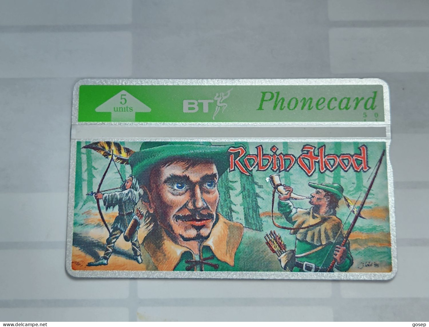 United Kingdom-(BTO-041)-ROBIN HOOD-(69)(5units)(306E00740)price Cataloge MINT-1.00£+1card Prepiad Free - BT Übersee