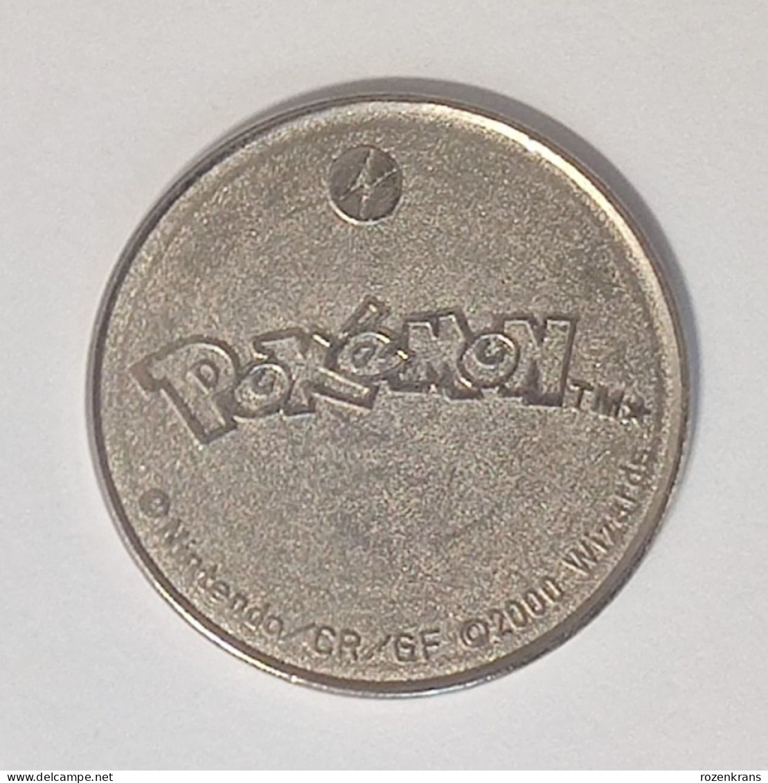 Pokemon Pikachu Metal Coin #25 Nintendo Wizards Vintage 2000 Collectable Coin Token Fantasy Item Play Money - Non Classés