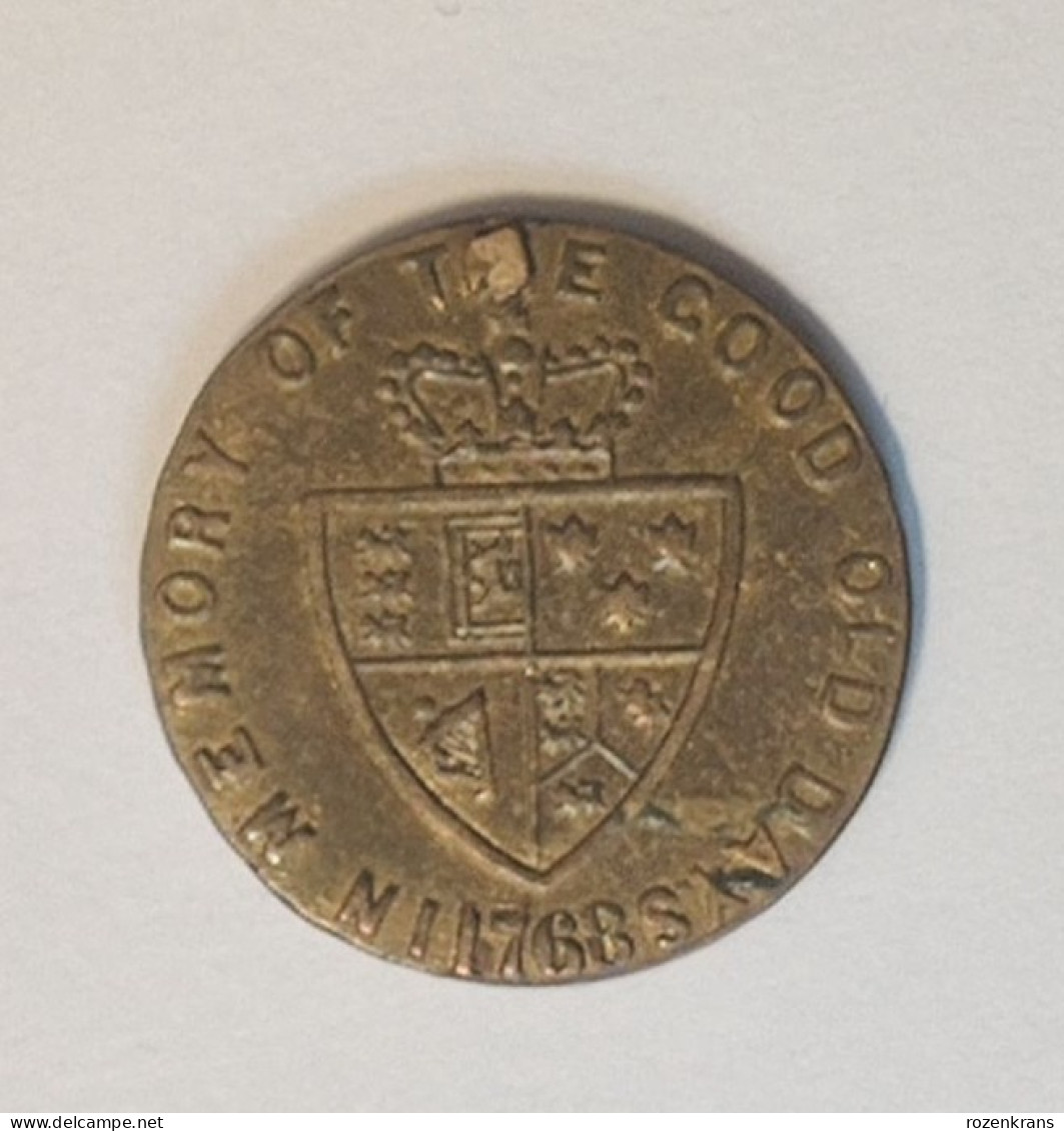 Imitation Spade Half Guinea Gaming Token - George III Token Fantasy Item Play Money Exonumia - Monarchia/ Nobiltà