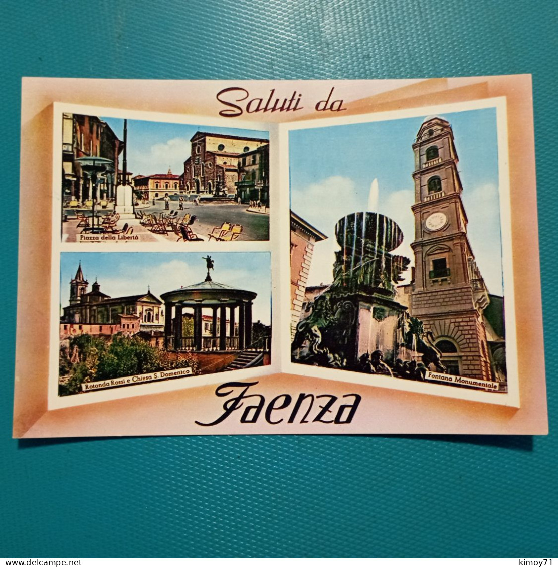 Cartolina Saluti Da Faenza. Non Viaggiata - Faenza