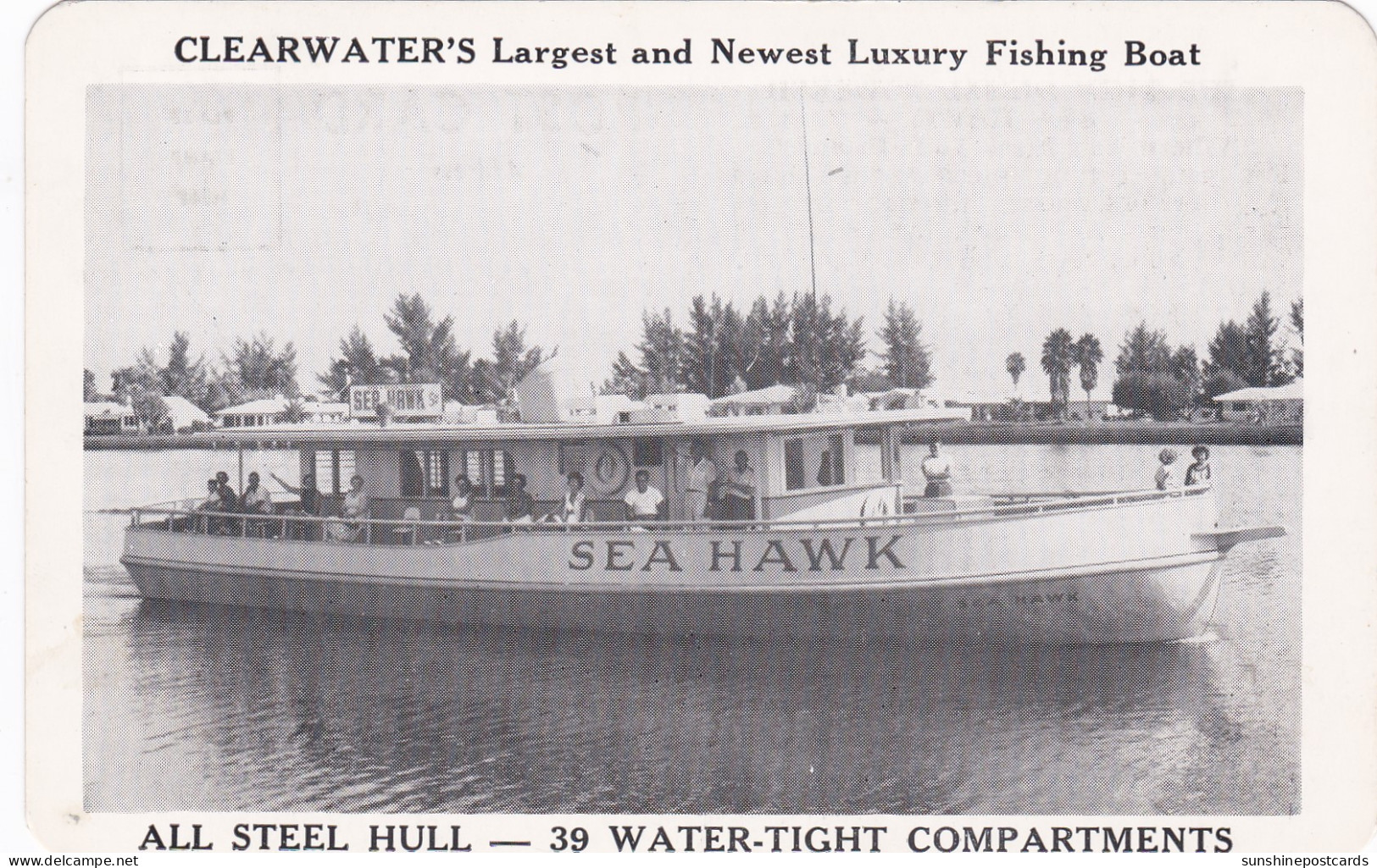 Florida Clearwater Beach Sea Hawk Fishing Boat Bob & Tom Hylton - Clearwater