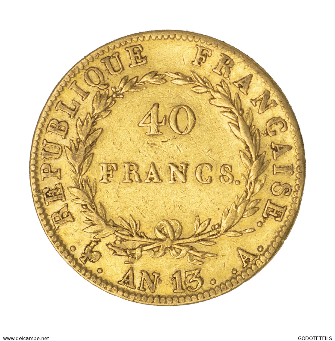 Premier Empire-40 Francs Napoléon Empereur An 13 (1804) Paris - 40 Francs (or)