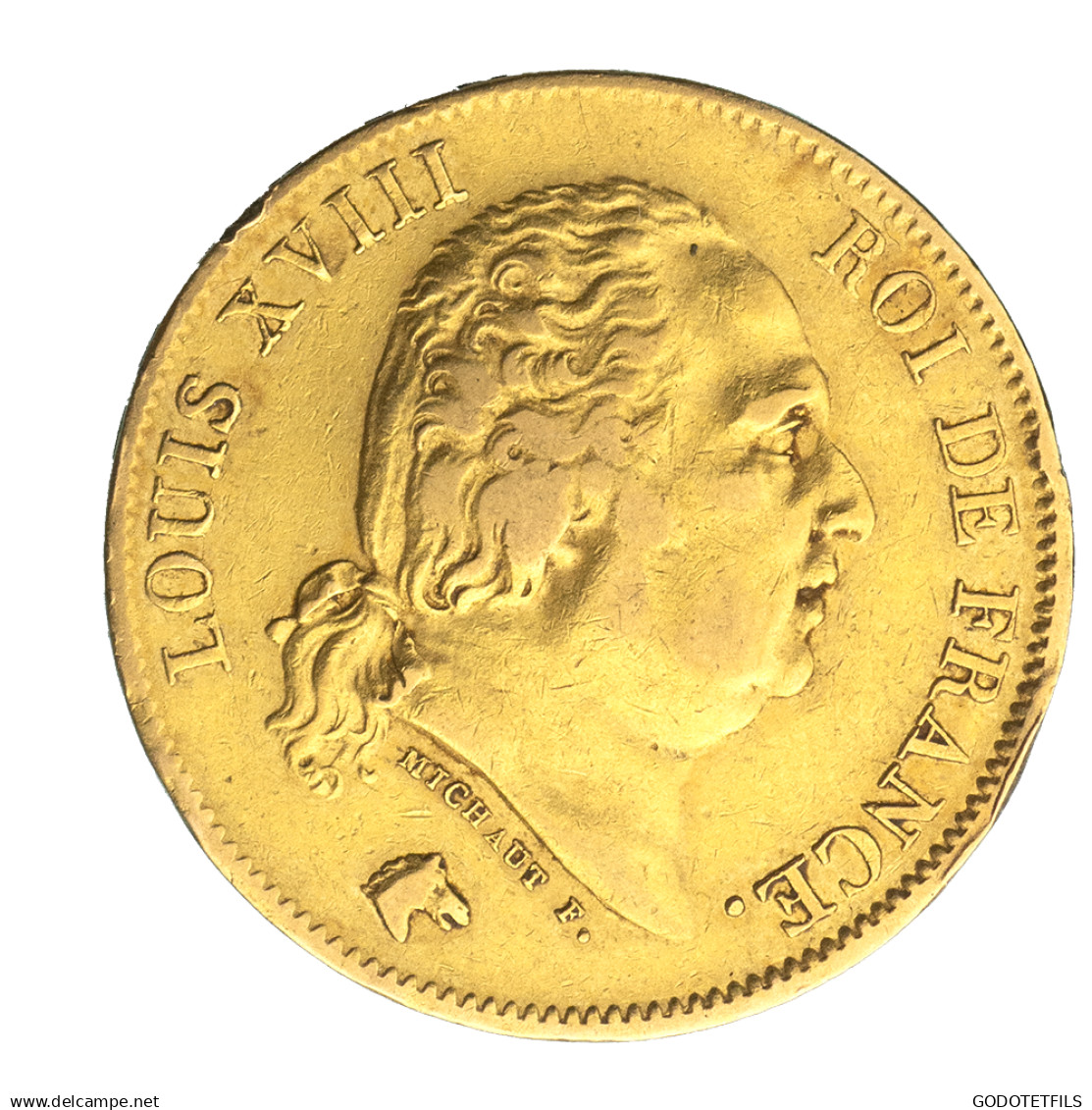 Louis XVIII-40 Francs 1824 Paris - 40 Francs (or)