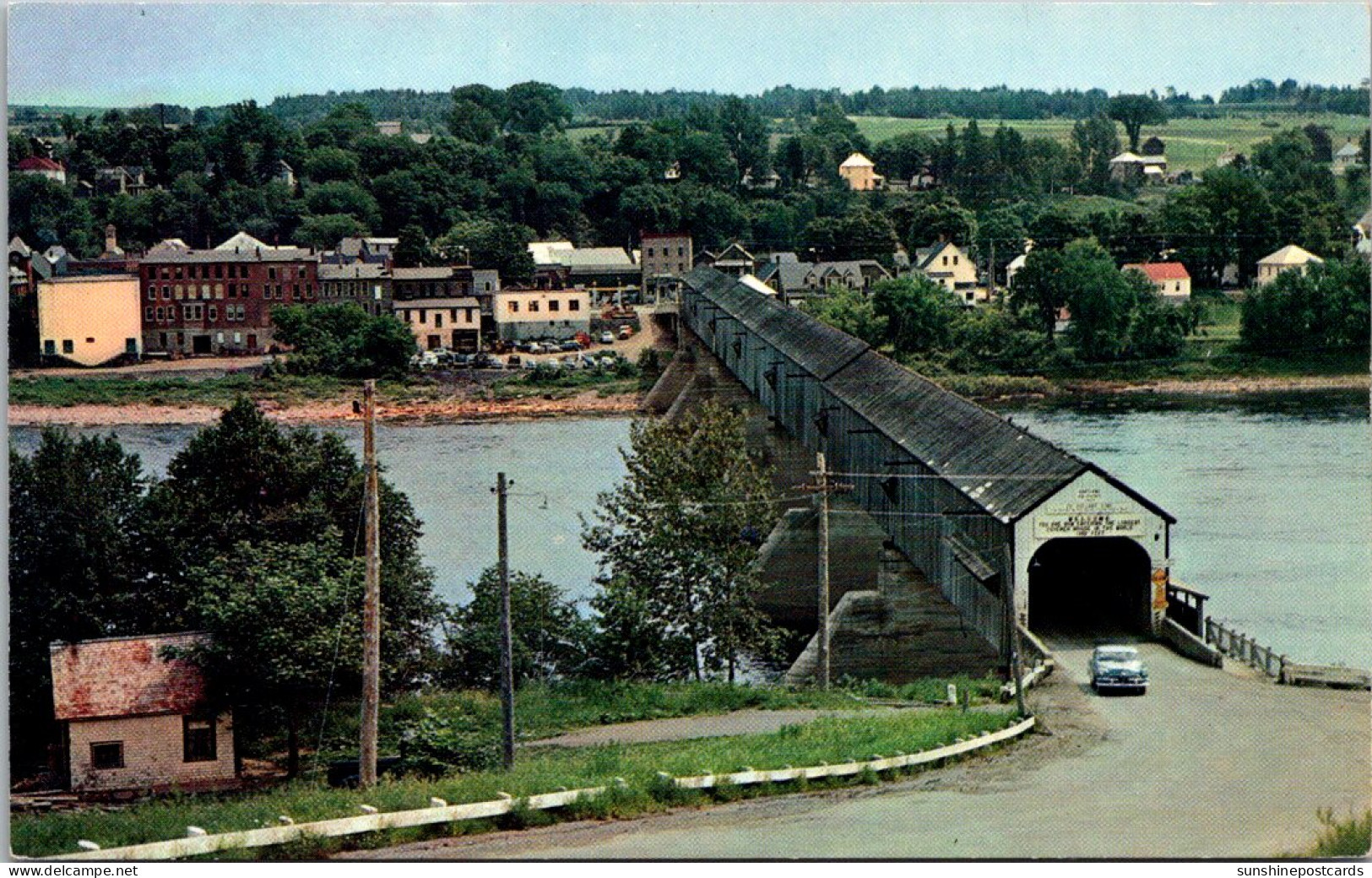 Canada New Brunswick Hartland Longest Covered Bridge In The World - Autres & Non Classés