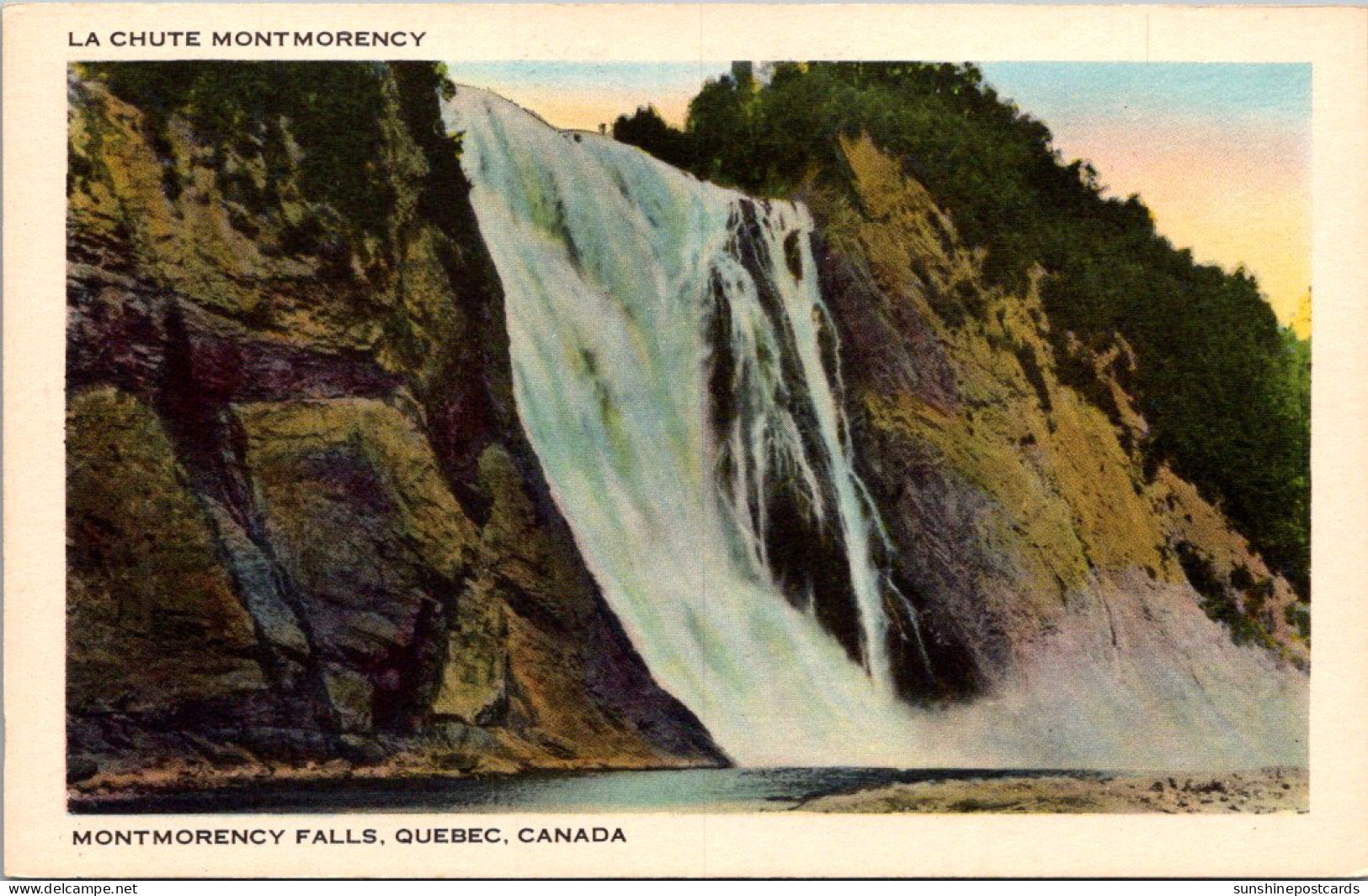 Canada Quebec Montmorency Falls - Cataratas De Montmorency