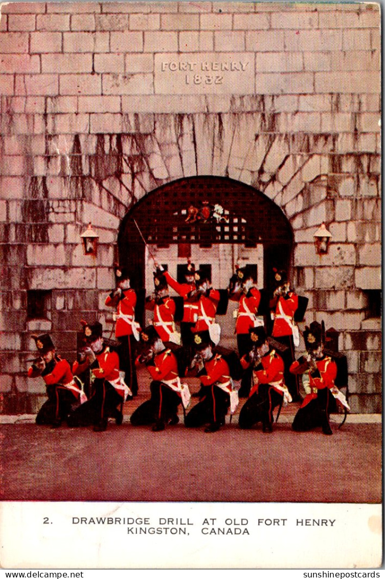 Canada Kingston Drawbridge Drill At Old Fort Henry - Kingston