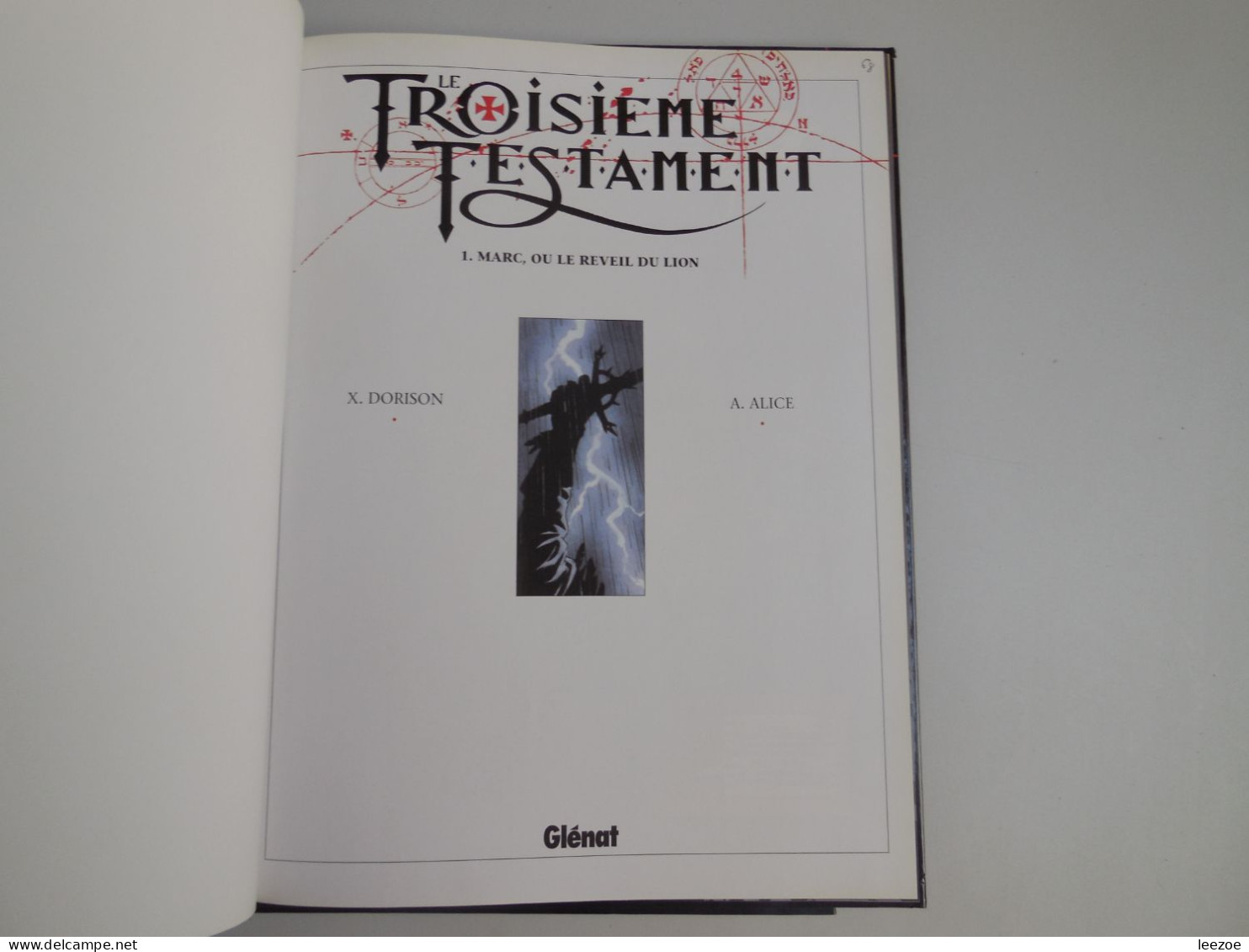 EO BD Le troisième Testament T1.T2.T3,  BD de Xavier Dorison et Alex Alice  chez Glénat Grafica..........(ref 03.23N5/)