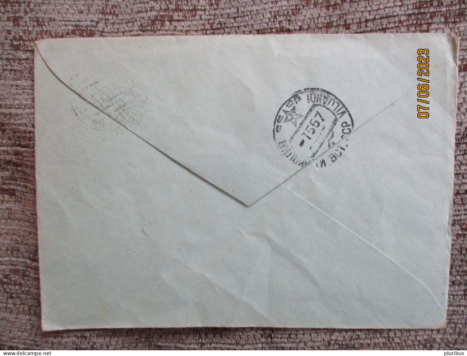 RUSSIA USSR ESTONIA 1957 POSTAL STATIONERY COVER KOHTLA JÄRVE TO VILJANDI , 11-13 - 1950-59