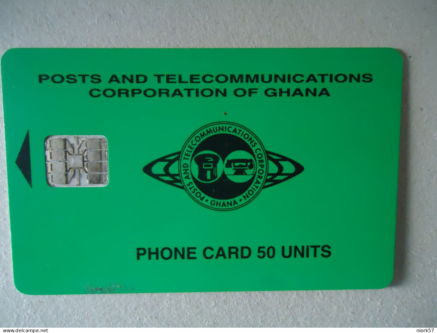 GHANA  USED CARDS TELECOM  EMBLEM - Ghana