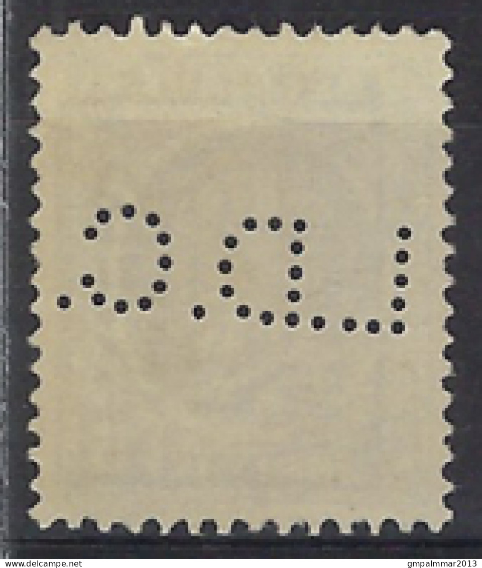 PERFIN / PERFO " L.D.C. " HOUYOUX Nr. 193 TYPO Voorafgestempeld Nr. 140A  ANTWERPEN 1926 ANVERS ; Zie 2 Scans ! LOT 206 - Typografisch 1922-31 (Houyoux)