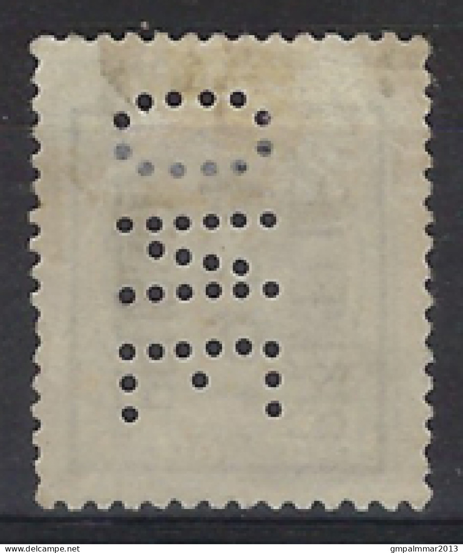 PERFIN / PERFO " ONE " HOUYOUX Nr. 193 TYPO Nr. 104 A  BRUXELLES 1924 BRUSSEL ; Staat Zie 2 Scans ! LOT 206 - Typografisch 1922-31 (Houyoux)