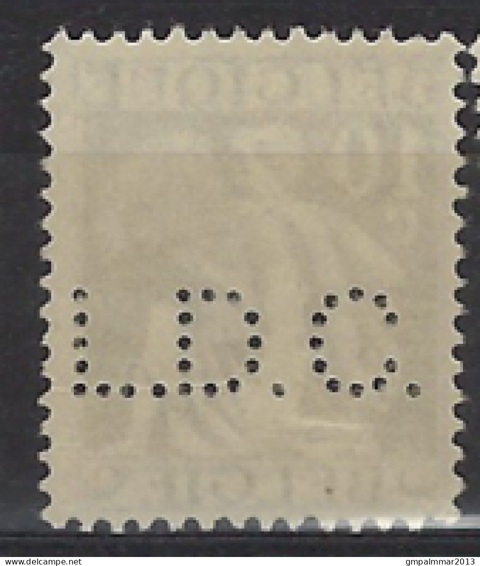 PERFIN / PERFO " L.D.C. " CERES Nr. 337 TYPO Voorafgestempeld Nr. 266 A  ANTWERPEN 1933 ; Staat Zie 2 Scans ! LOT 206 - Sobreimpresos 1932-36 (Ceres Y Mercurio)