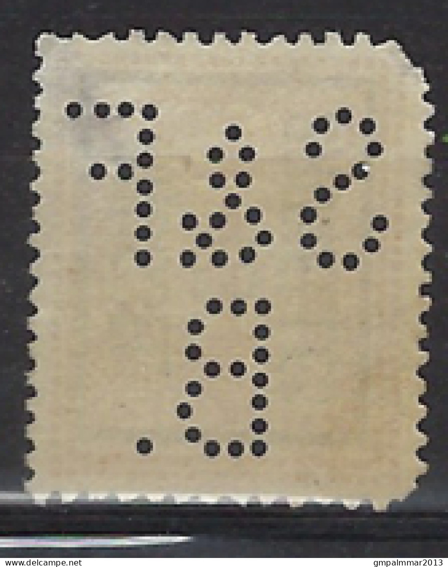 Perfin / Perfo S & F B Op PELLENS Nr. 108 TYPO Voorafgestempeld Nr. 37B BRUSSEL 13 BRUXELLES ! LOT 206 - Typos 1912-14 (Lion)