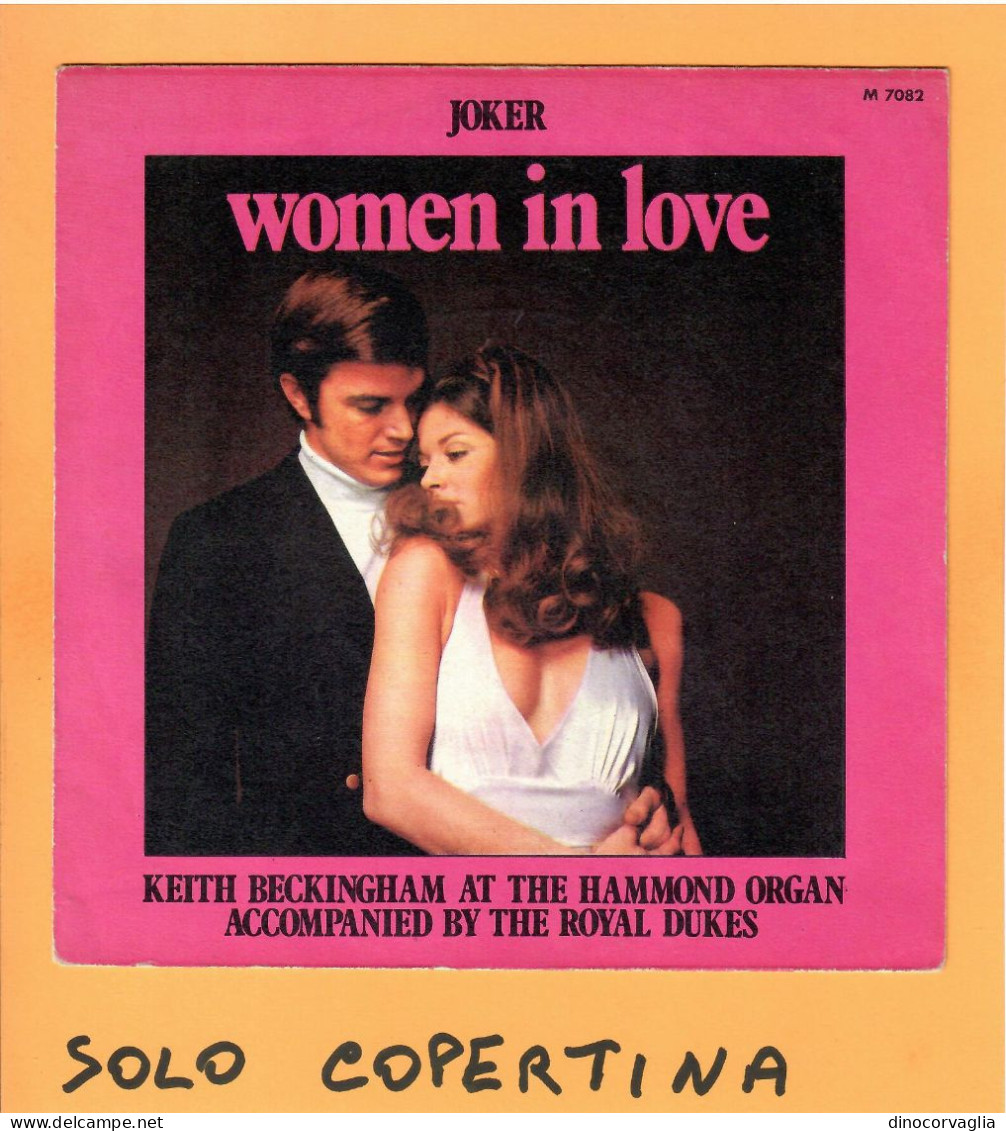 SOLO COPERTINA - 7" -  KEITH BECKINGHAM - Women In Love - EX  ITA - Altri & Non Classificati