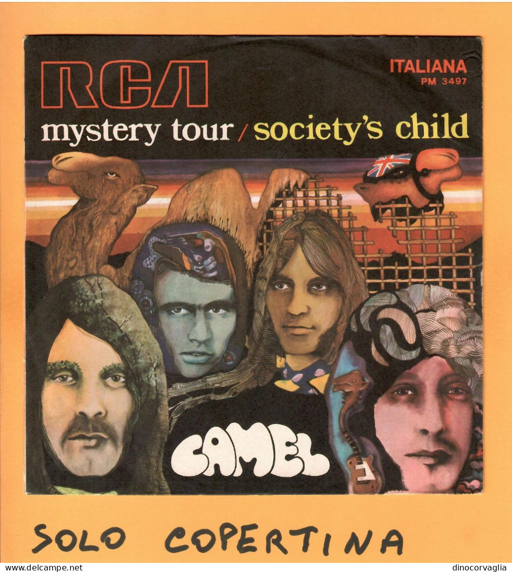 SOLO COPERTINA - 7" -  CAMEL - Mystery Tour - EX  ITA - Altri & Non Classificati