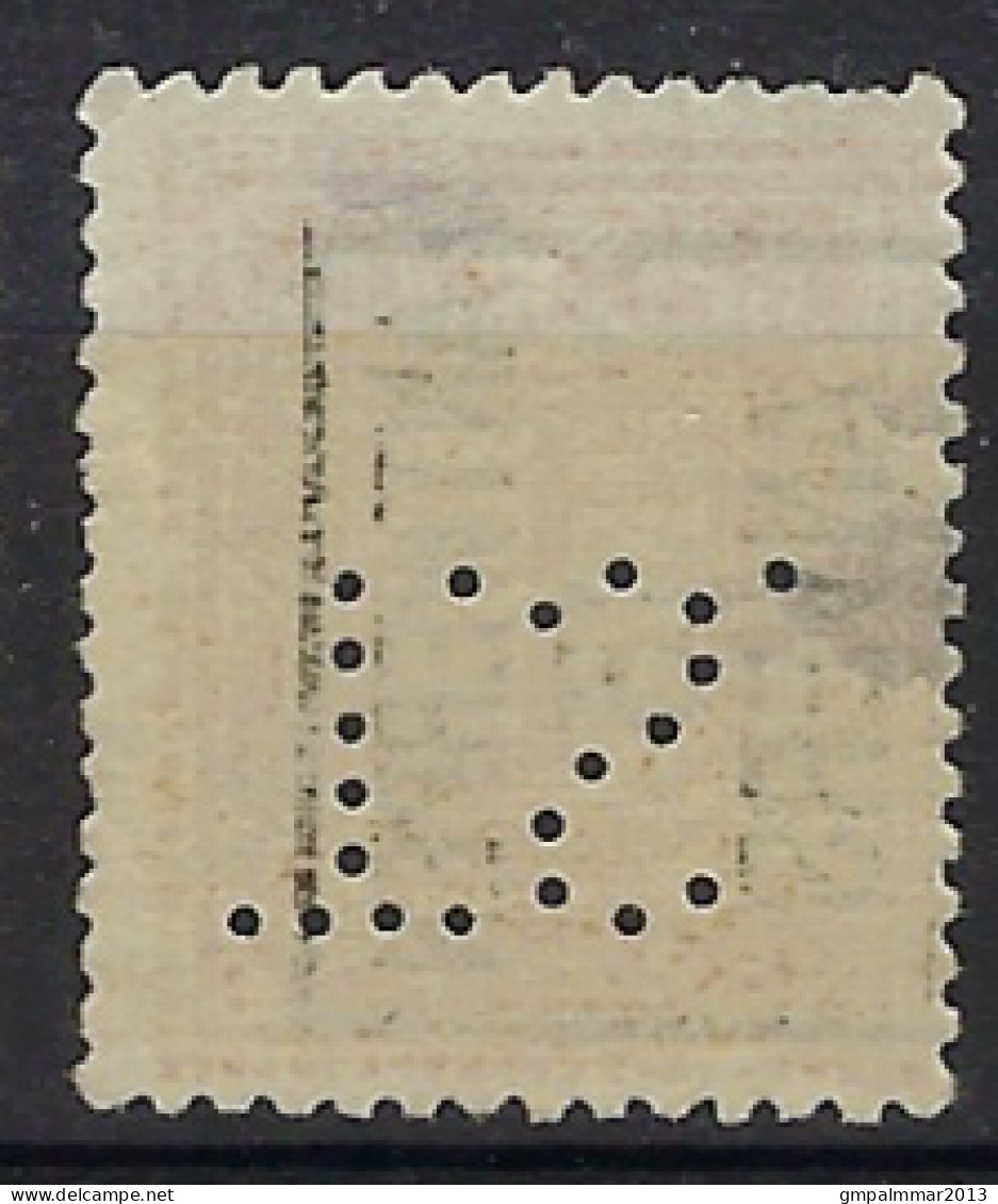 Perfin / Perfo " T.S. "  Op PELLENS Nr. 108 TYPO Voorafgestempeld Nr. 36B  ANTWERPEN 13 ANVERS ! LOT 206 - Typo Precancels 1912-14 (Lion)