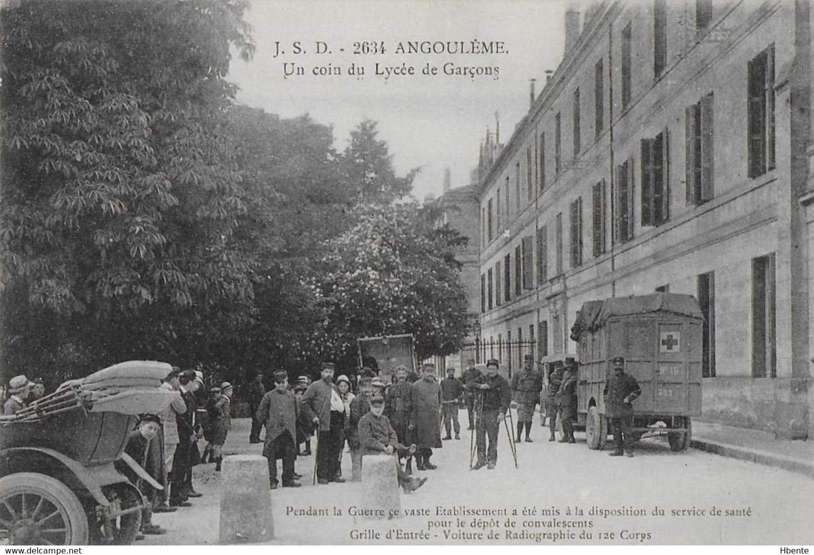 Voiture De Radiographie Du 12e Corps Angoulème - Petite Curie (Photo) - Automobile