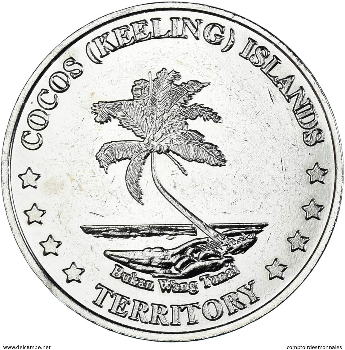 Monnaie, COCOS (KEELING) ISLANDS, 20 Cents, 2004, Roger Williams, Massachusetts - Other & Unclassified